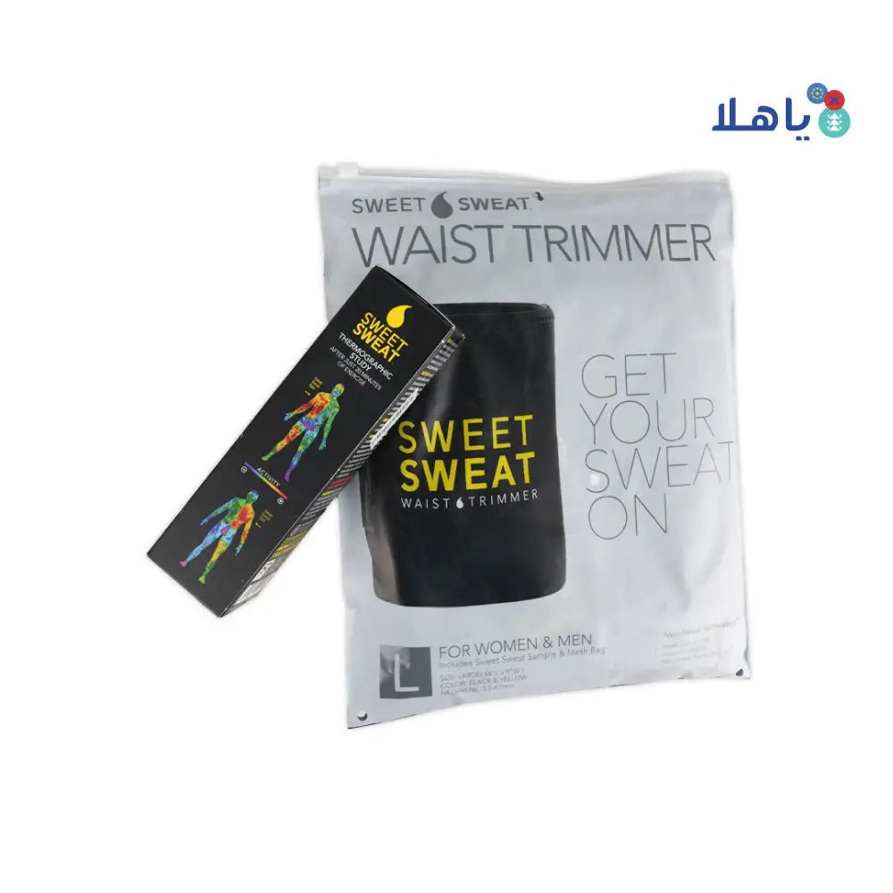 Sweet Sweat Waist Trimmer L + Workout Enhancer Set