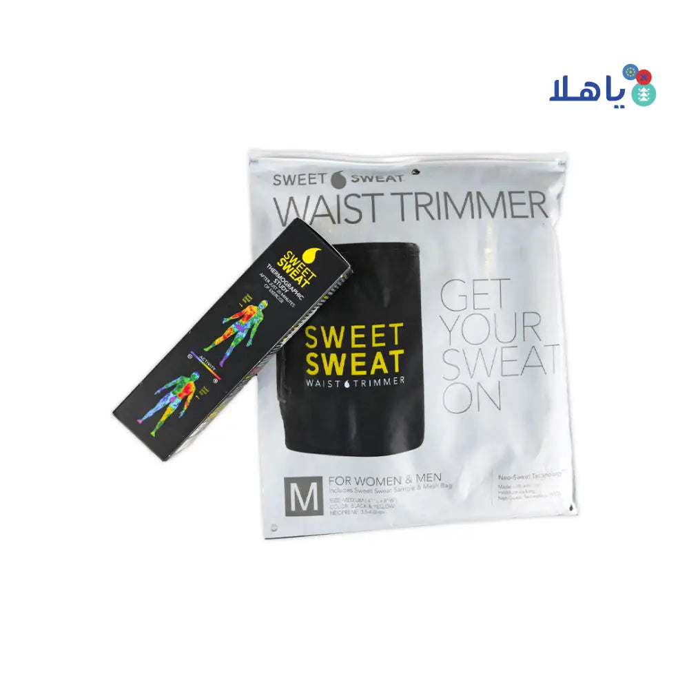 Sweet Sweat Waist Trimmer M + Workout Enhancer Set