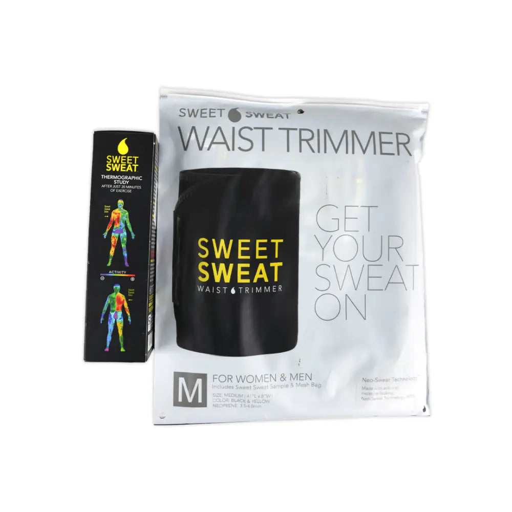 Sweet Sweat Waist Trimmer M + Workout Enhancer Set