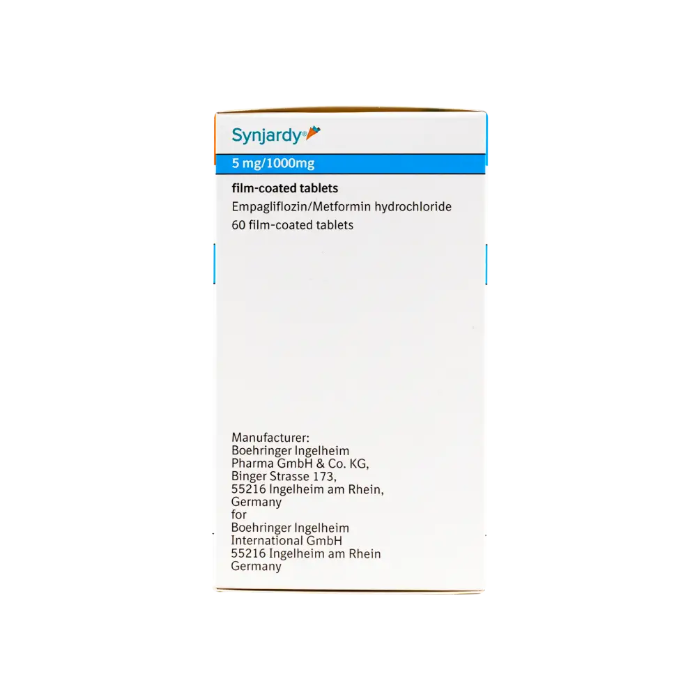 SYNJARDY 5MG/1000MG 60 TABLETS