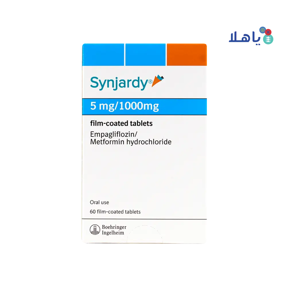 SYNJARDY 5MG/1000MG 60 TABLETS