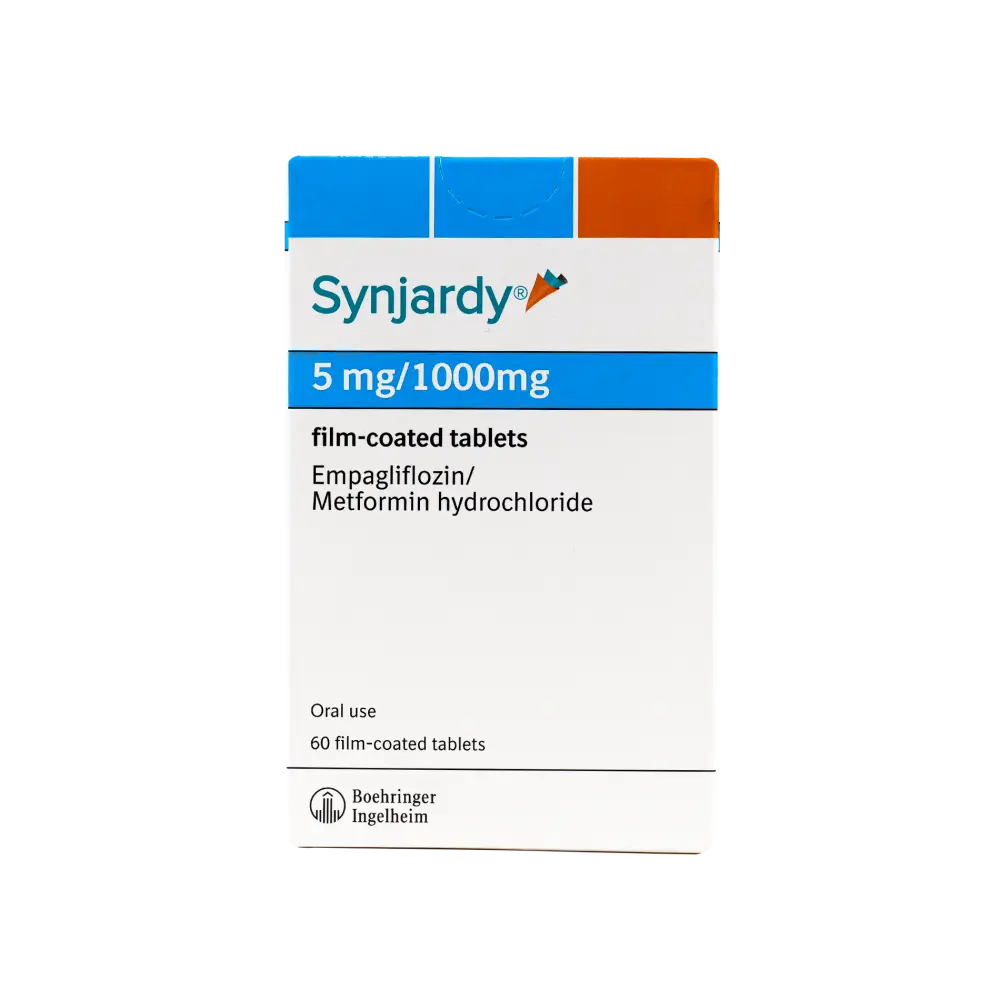 SYNJARDY 5MG/1000MG 60 TABLETS