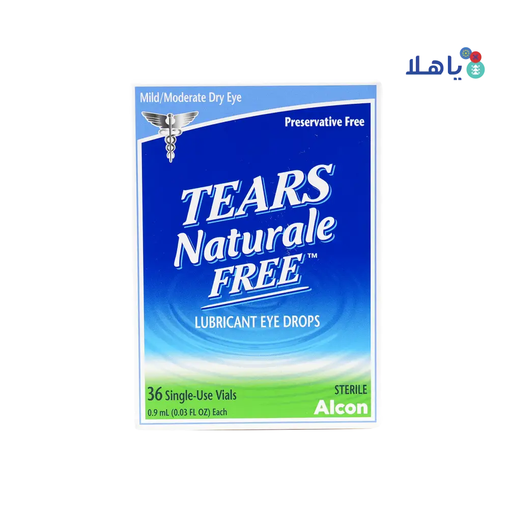 TEARS NATURAL FREE EYE DROPS 36 VIALS