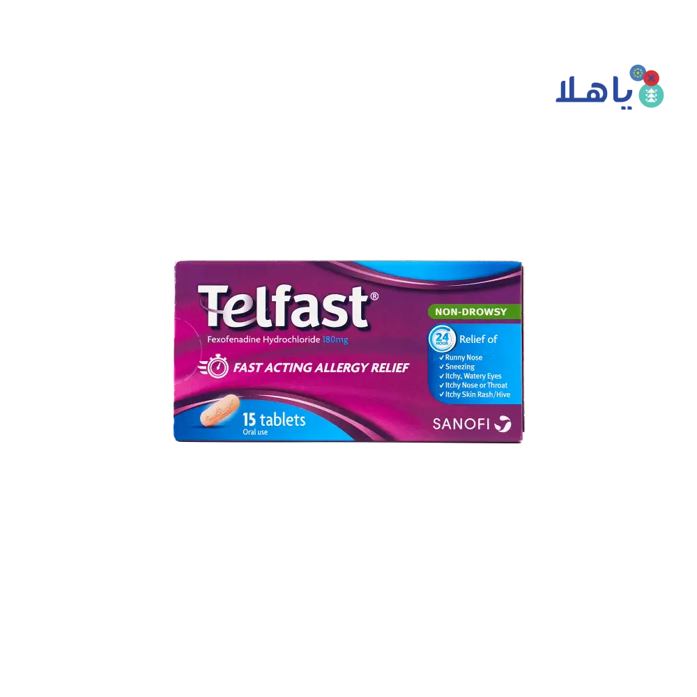 TELFAST 180MG 15TAB