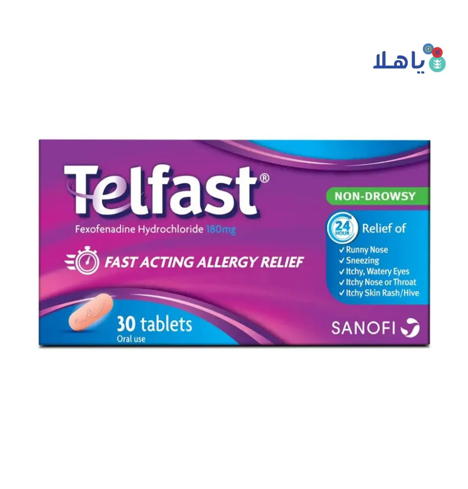 TELFAST 180MG 30TAB