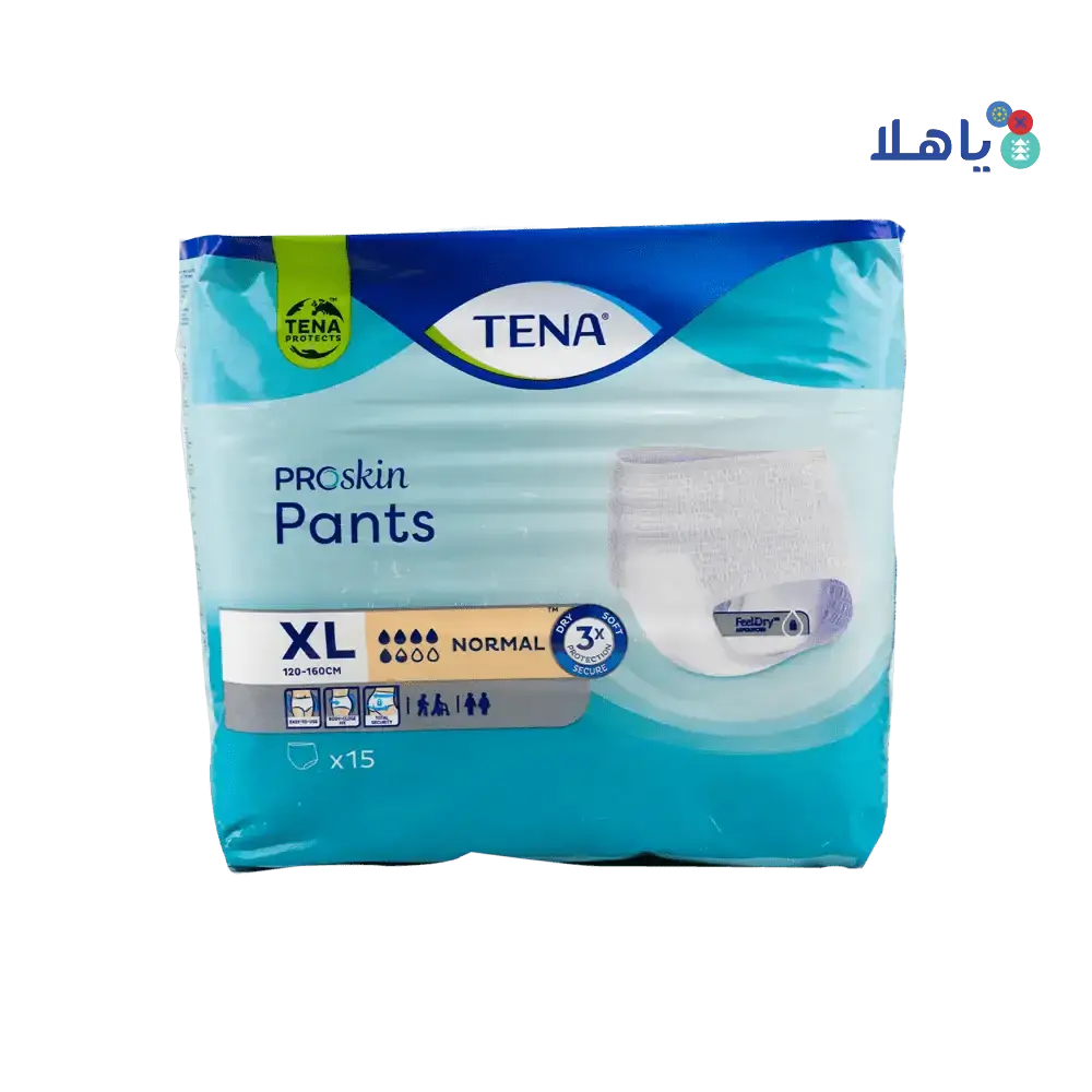 Tena - Tena Proskin Pants Normal XL 120 - 160cm 15Pcs - Pharmazone - 