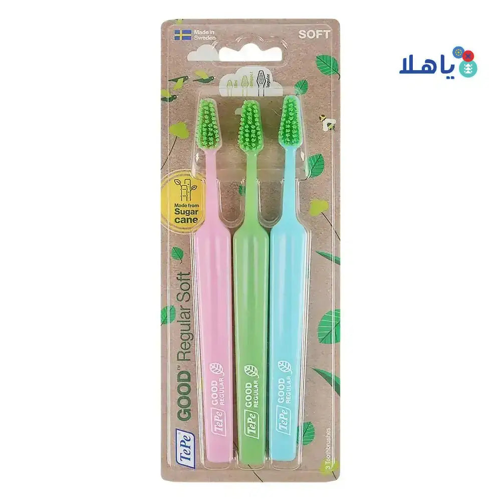 TEPE - Tepe Good Regular Soft Toothbrush 3pcs - 8422 - Pharmazone - 