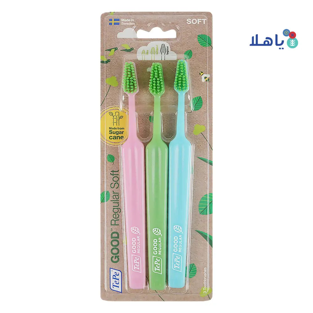 Tepe Good Regular Soft 3 Toothbrushes – 8422