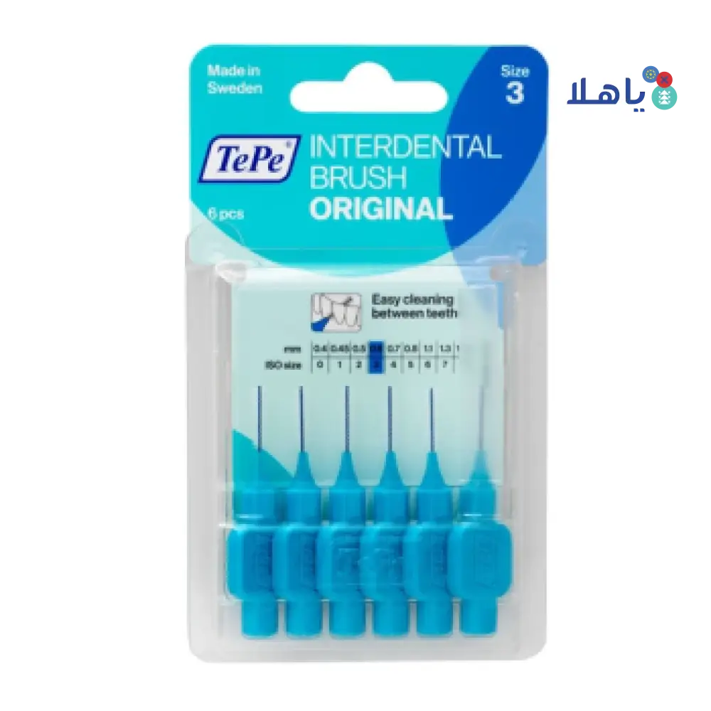 TEPE INTERDENTAL BRUSH 0.6MM SIZE-3 (BLUE)