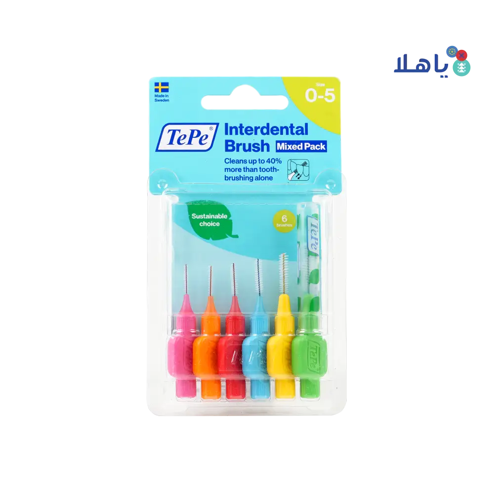 TEPE INTERDENTAL BRUSH 0.5MM (MIXED PACK)