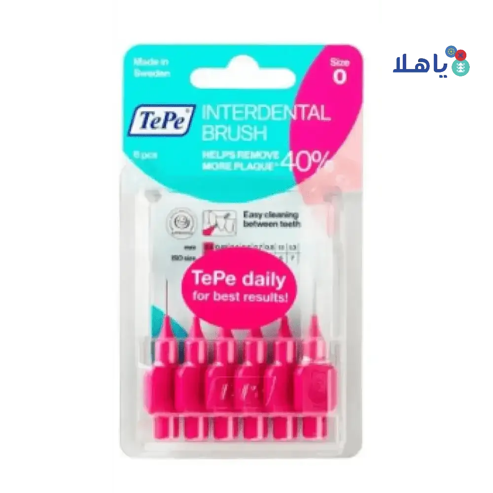 TEPE - Tepe Interdental Brush Pink 0.4mm - Size 0 - Pharmazone - 