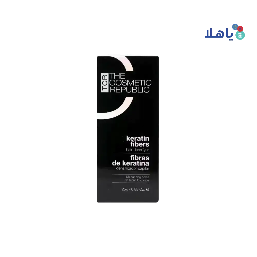 TCR - The Cosmetic Republic Keratin Fibers Negro Black 25G - Pharmazone - 