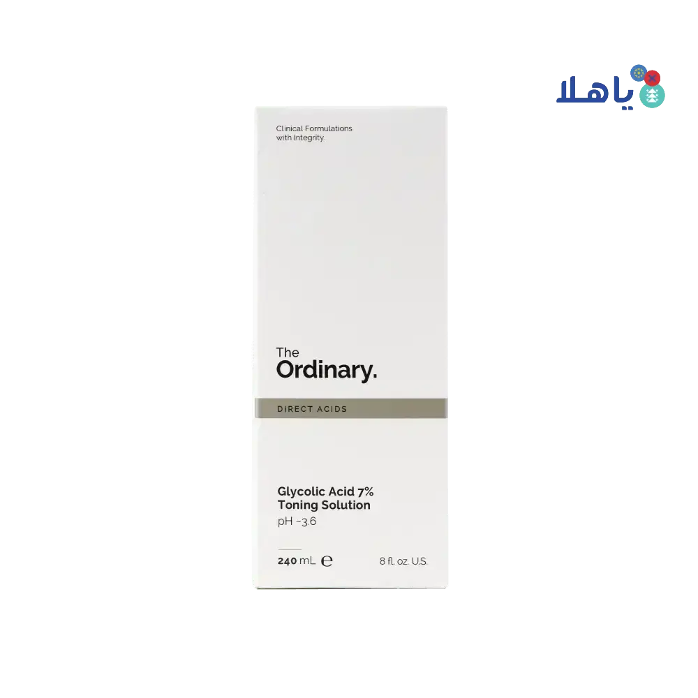 THE ORDINARY - THE ORDINARY GLYCOLIC ACID 7% TONING SOLUTION 240ML - Pharmazone - 