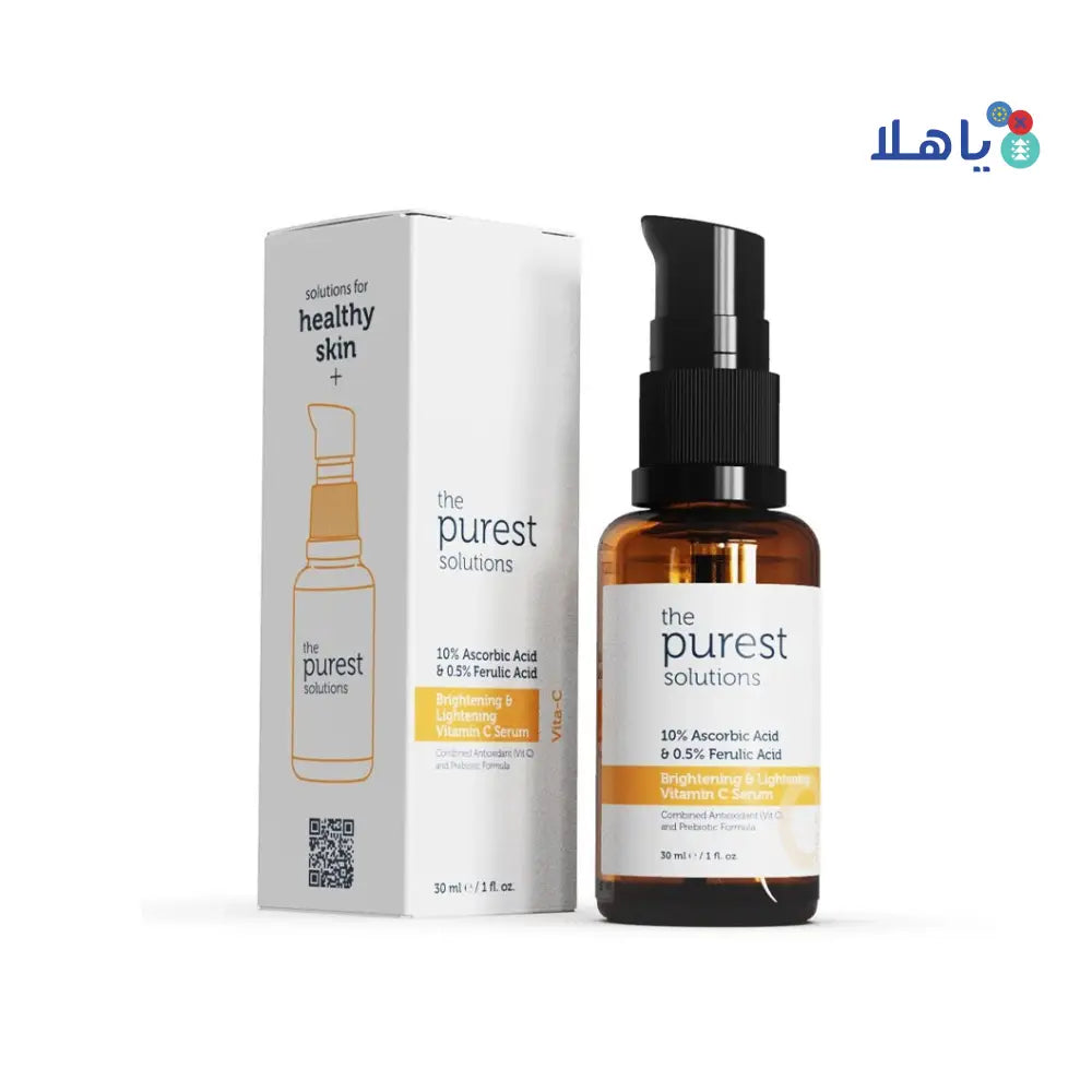 THE PUREST SOLUTIONS BRIGHTENING & VIT C SERUM 30ML