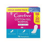 Carefree Breathable Cotton Fresh Scent 56 Pads+20 Pads Free