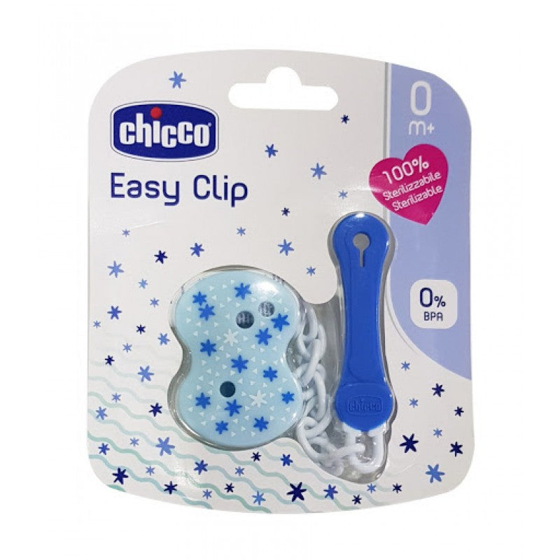 Chicco Easy Clip With Chain Blue (0m+)-8588
