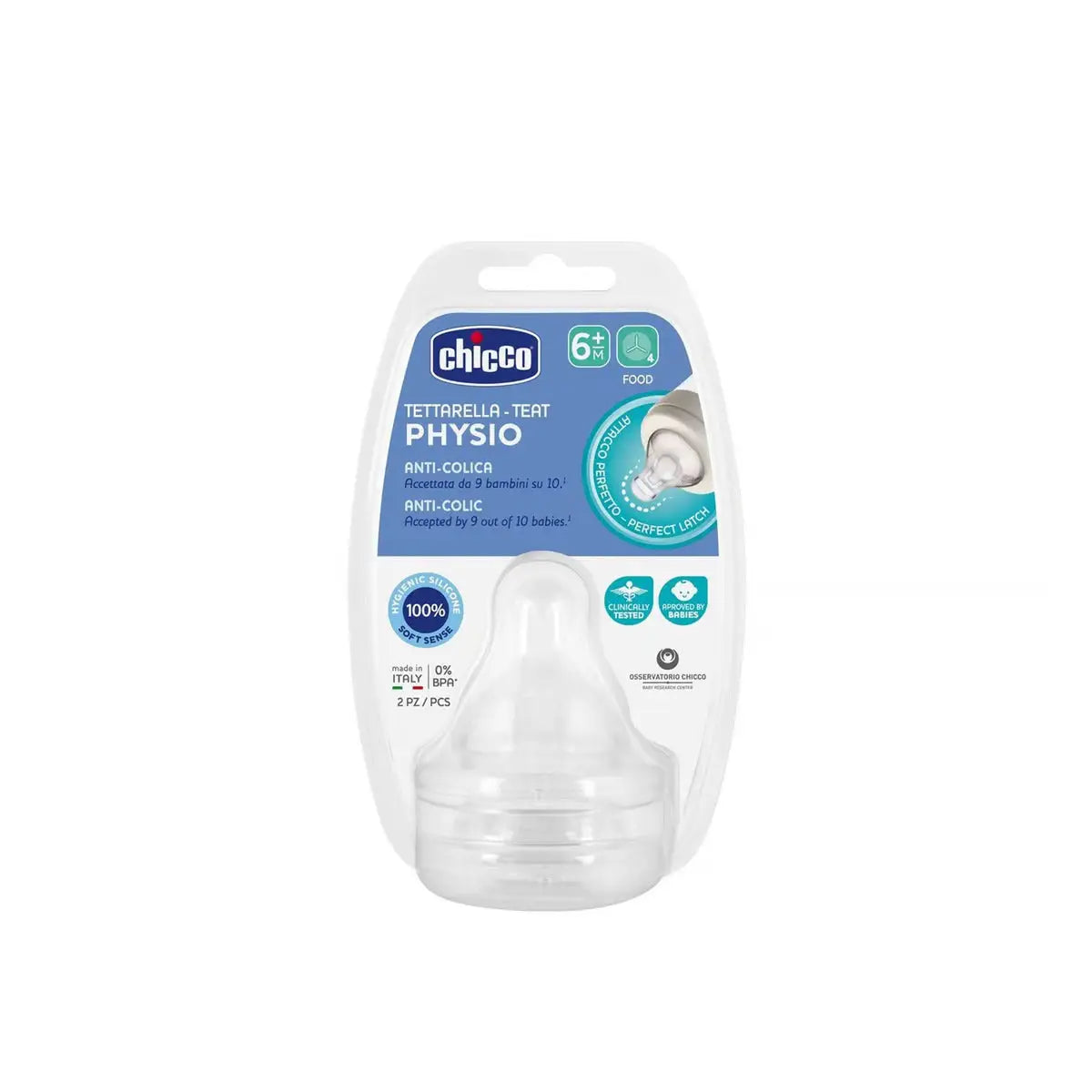 Chicco Physio Anti-Colic Food 2pcs (6m + )-2226