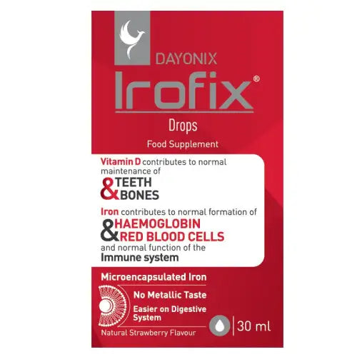 Dayonix Irofix Natural Strawberry Flavour Drops 30ml