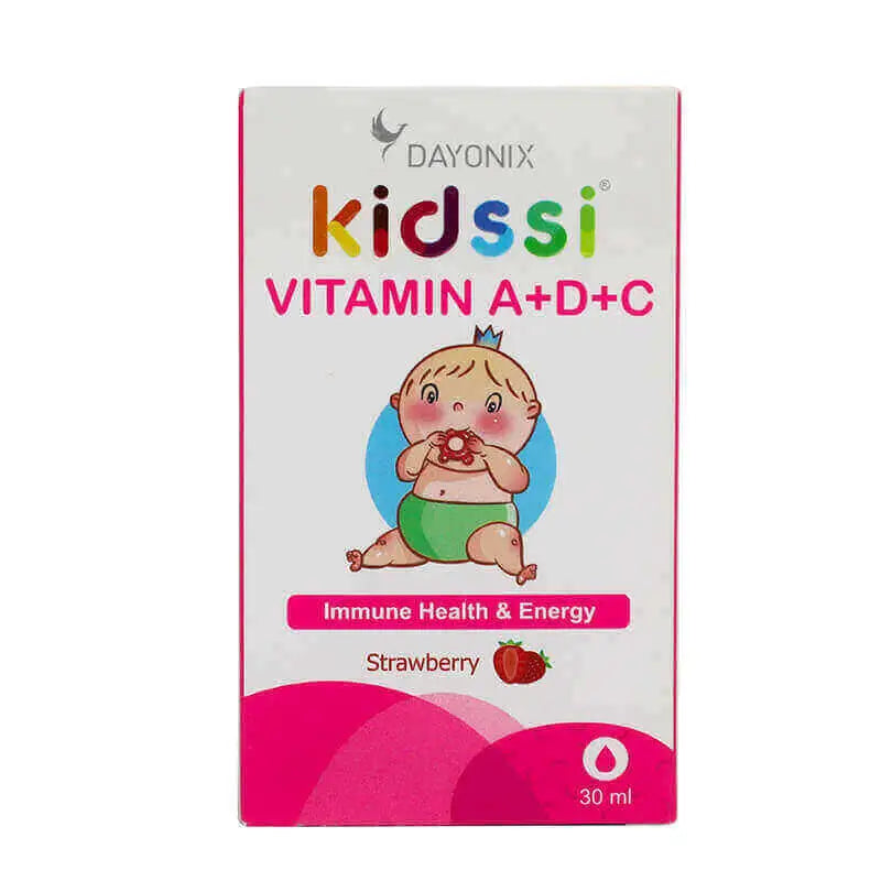 50855-Dayonix Kidssi Vitamin A+D+C Strawberry 30Ml