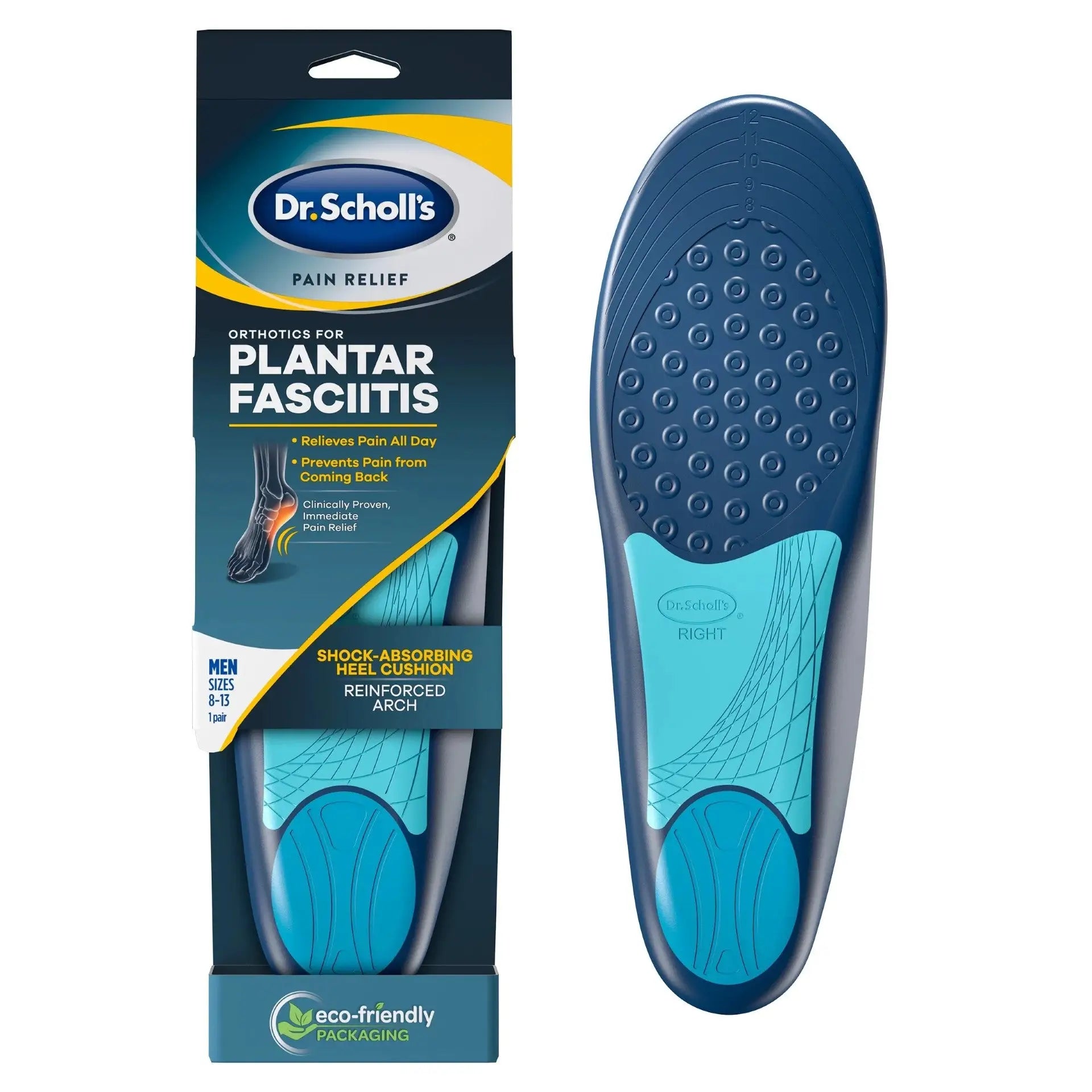 Dr.Scholl's Plantar Fasciitis - Men's Sizes 8-13 1Pair