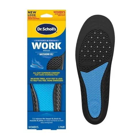 Dr.Scholl's Work Massaging Gel-Women's Size 6-10 1Pair