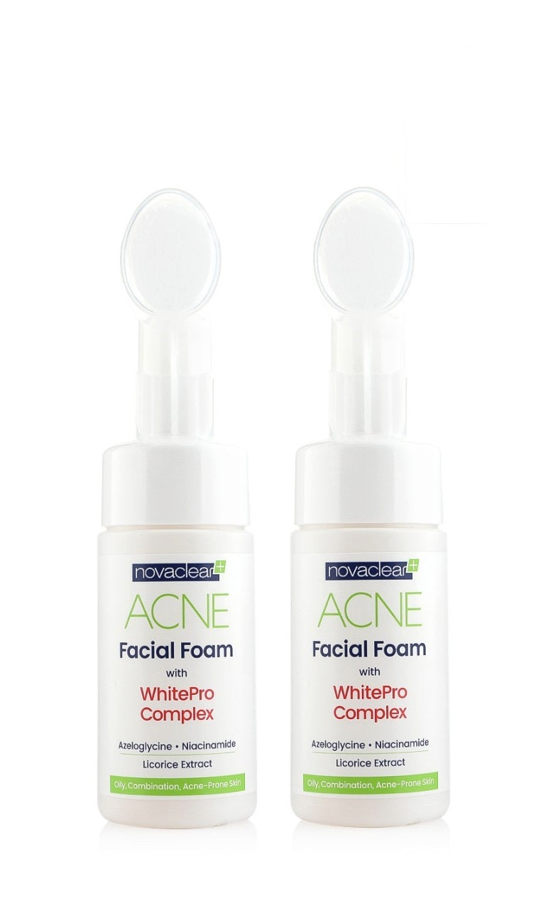 Novaclear Acne Facial Foam With Whitepro 100ml 1+1 Offer