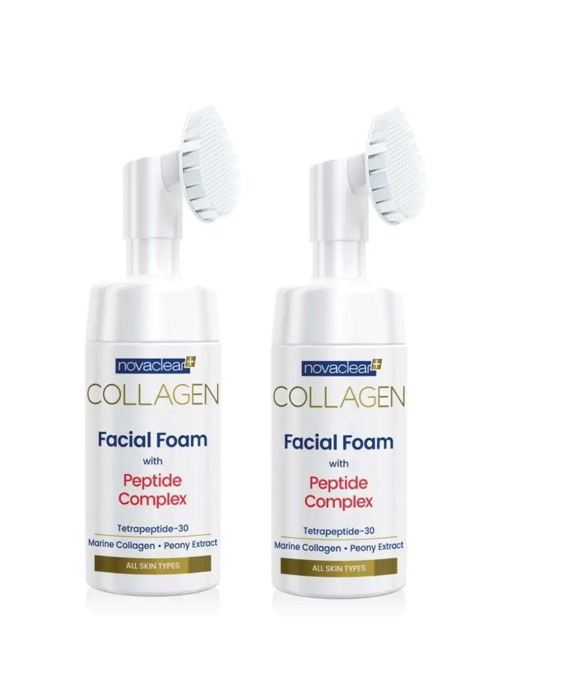 Novaclear Collagen Facial Foam With Peptide 100ml 1 + 1 Offer
