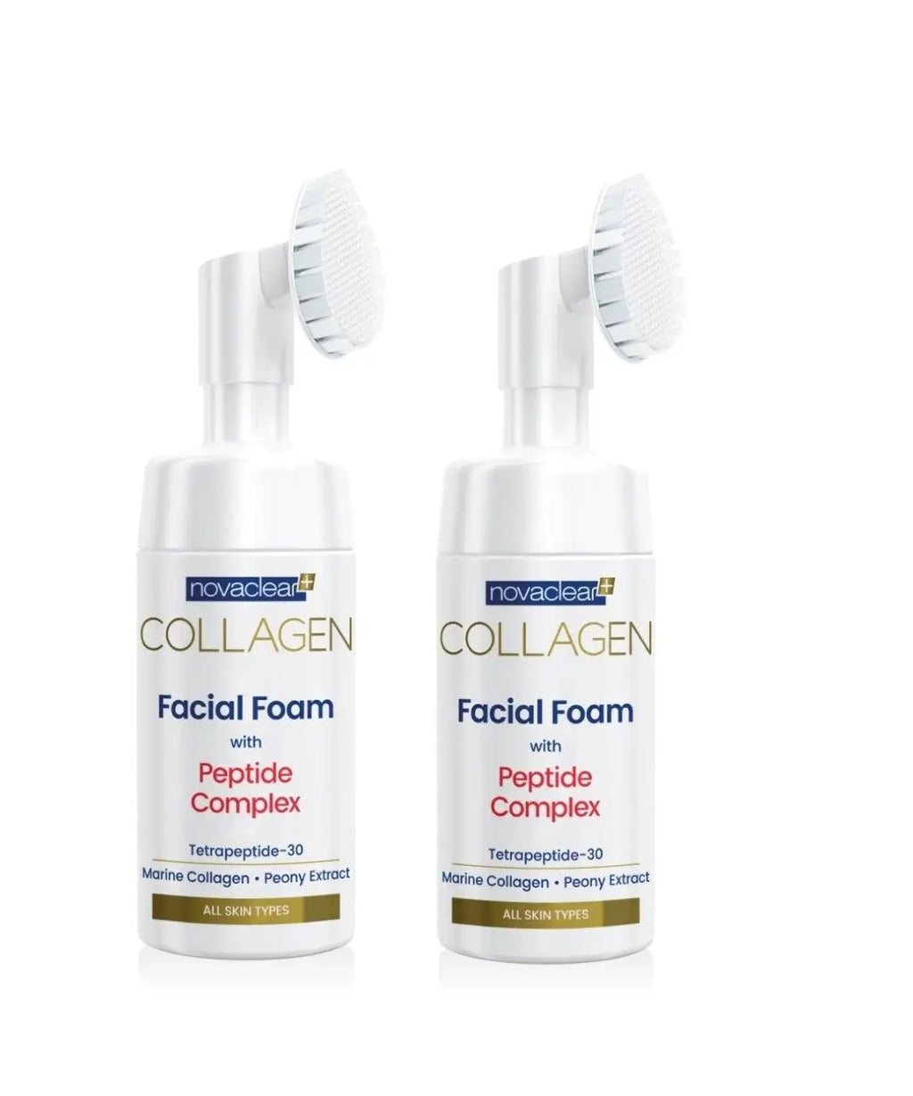 Novaclear Collagen Facial Foam With Peptide 100ml 1 + 1 Offer