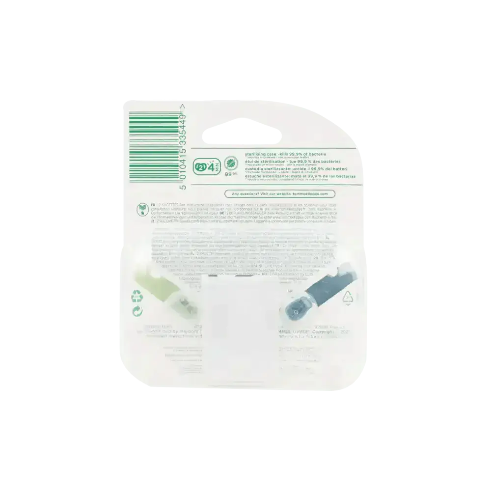 TOMMEE TIPPEE - Tommee Tippee Closer To Nature Anytime Soother 6 - 18M X2 - 5449 - Pharmazone - 