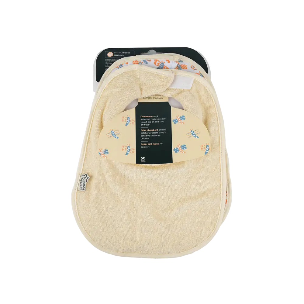 Tommee Tippee Closer To Nature Milk Feeding Bib X2 - 5204