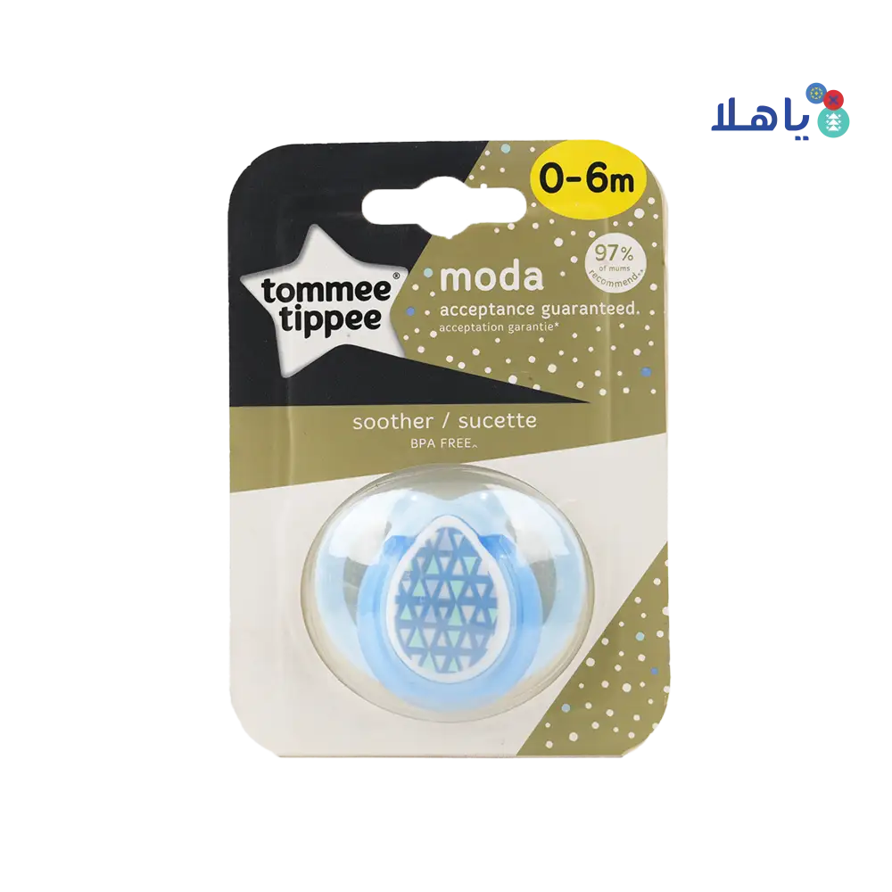 Tommee Tippee Closer To Nature Moda Soother Boy 0-6M X1-3872