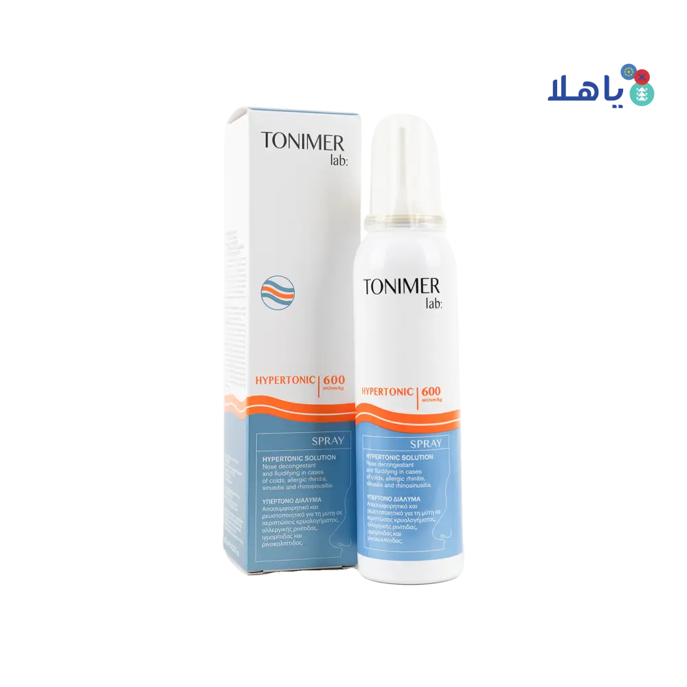 TONIMER HYPERTONIC 600 MOSM/KG SPRAY 125ML.