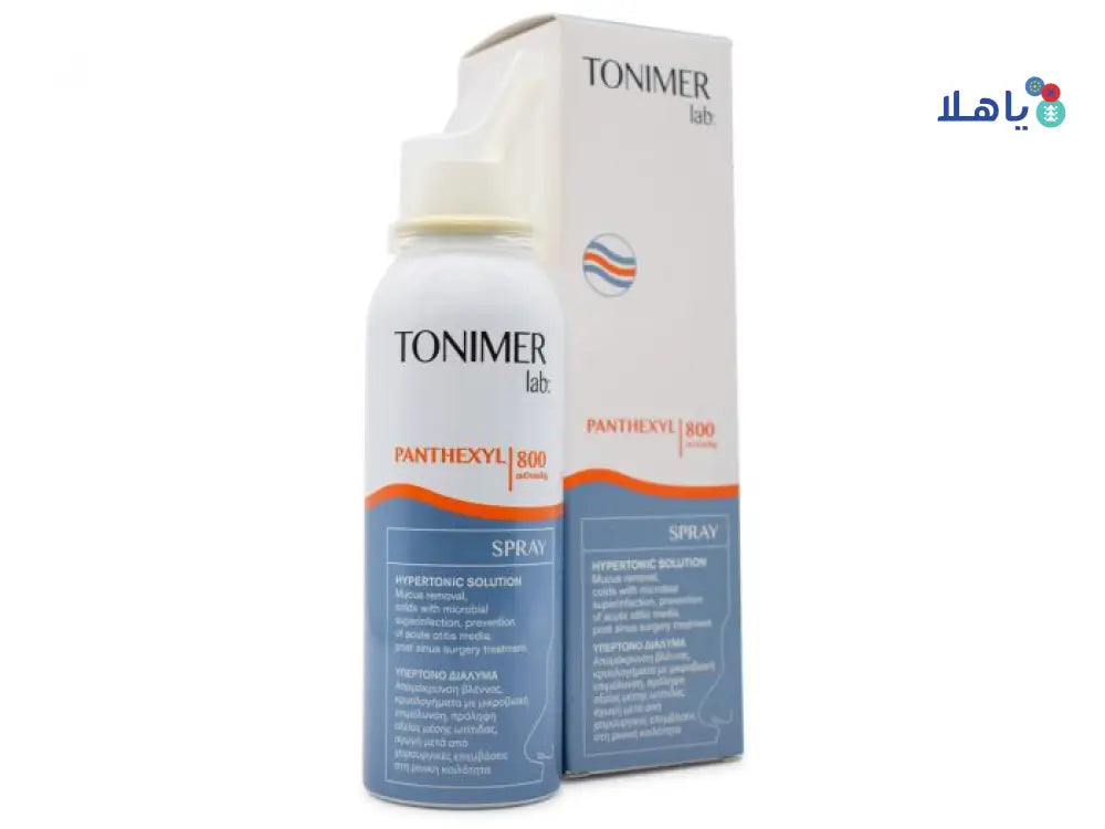 TONIMER PANTHEXYL 800 MOSM/KG HYPERTONIC SPRAY100ML