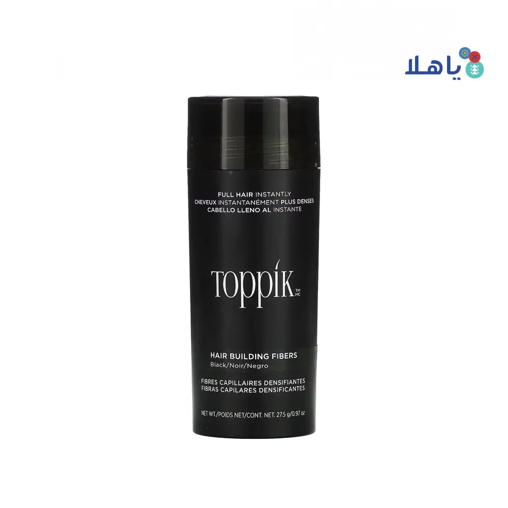 TOPPIK HAIR BUILDING FIBERS 27.5G - BLACK