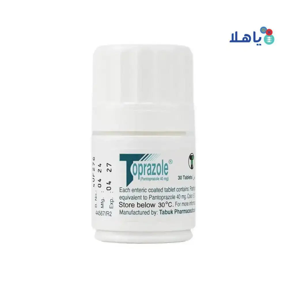 TABUK - Toprazole 40Mg 30Tab - Pharmazone - 