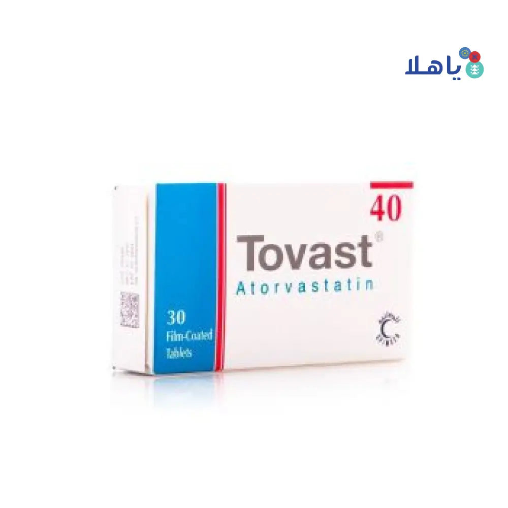 TOVAST 40MG 30 TABLETS