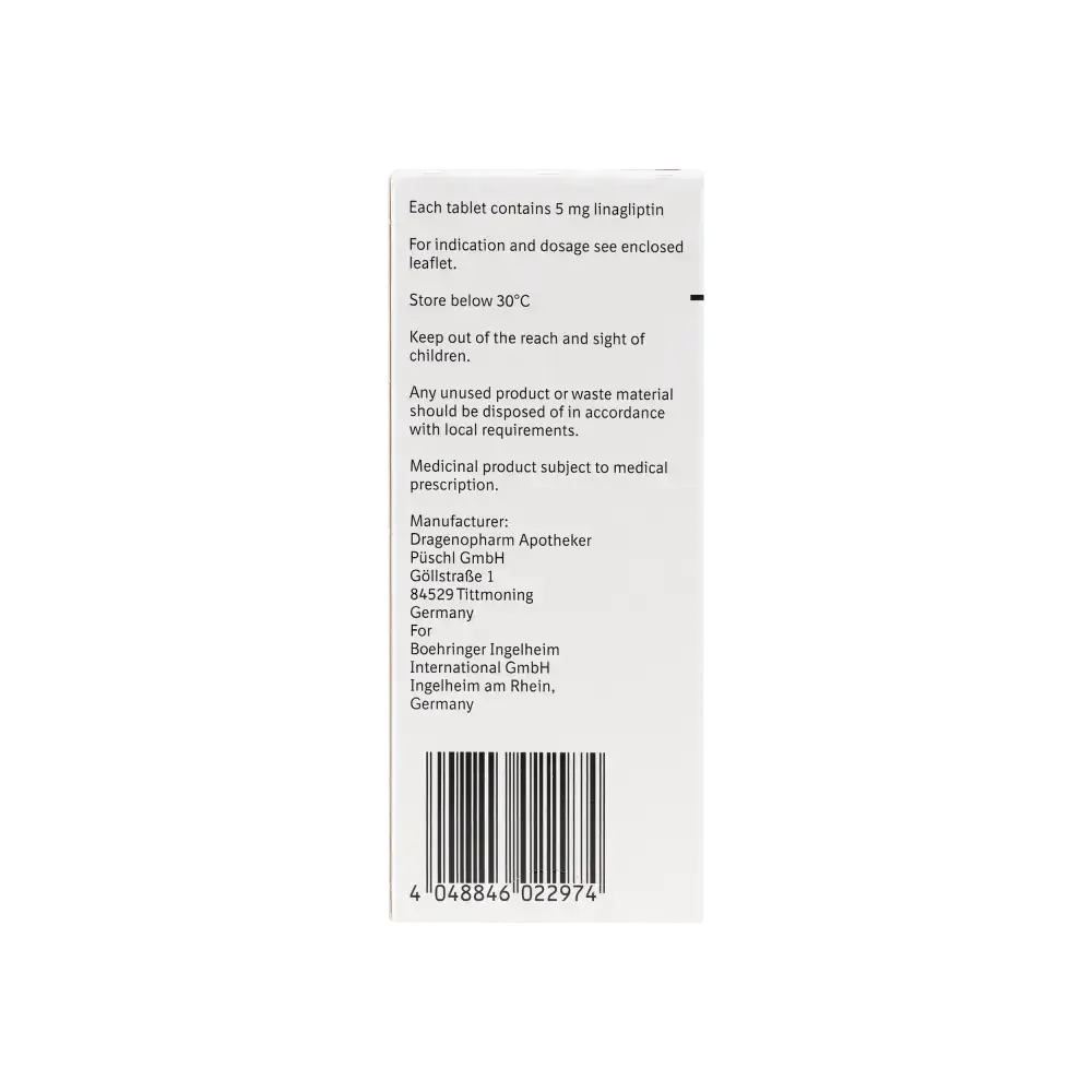 BOEHRINGER INGELHEIM - Trajenta 5Mg 30 Tablets - Pharmazone - 