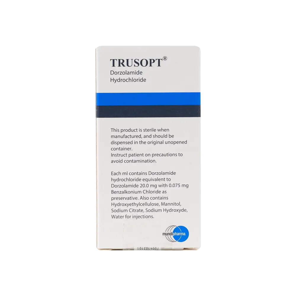 TRUSOPT 2% DROPS 5 ML