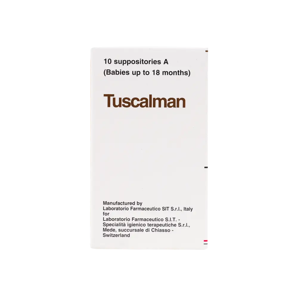 TUSCALMAN A 10 SUPPOSITORIES