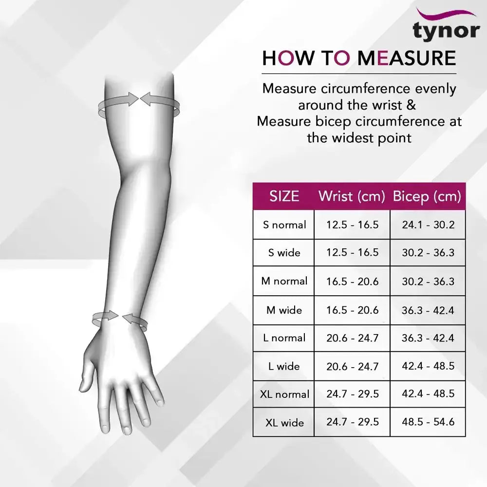 Tynor - Tynor Arm Garment Sleeve Plus Mitten - I75 LN - Pharmazone - 