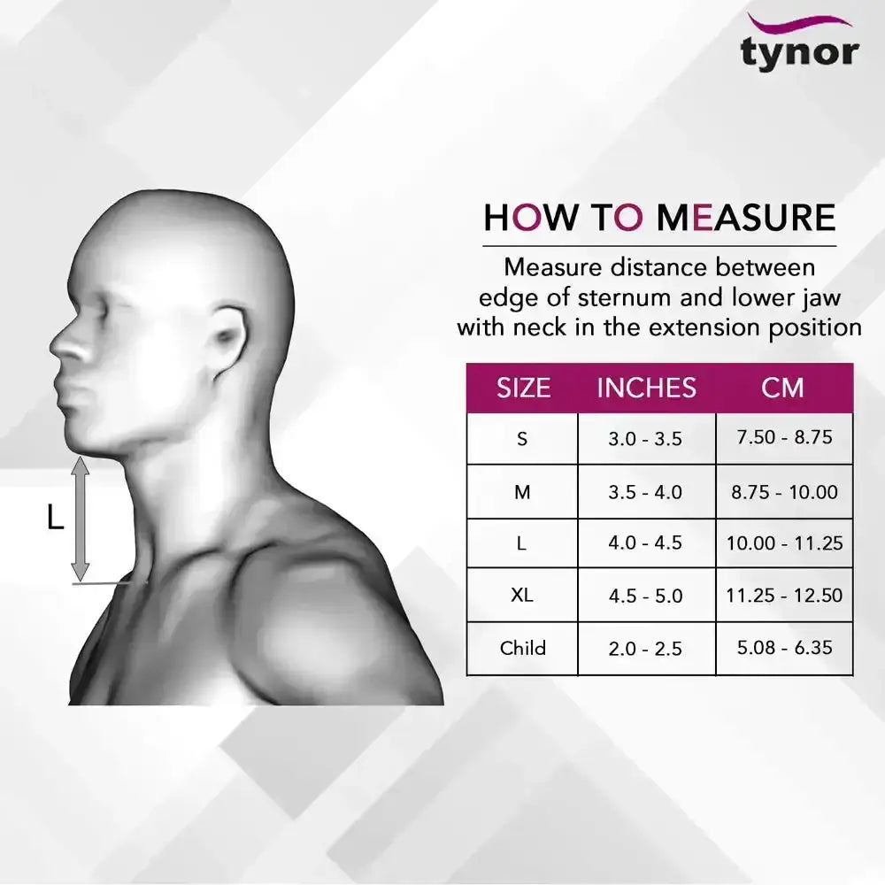 Tynor - Tynor Cervical Collar Soft Firm Density - B01 S - Pharmazone - 