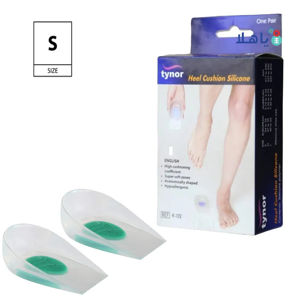 Tynor Heel Cushion Silicone Pair-K02 S