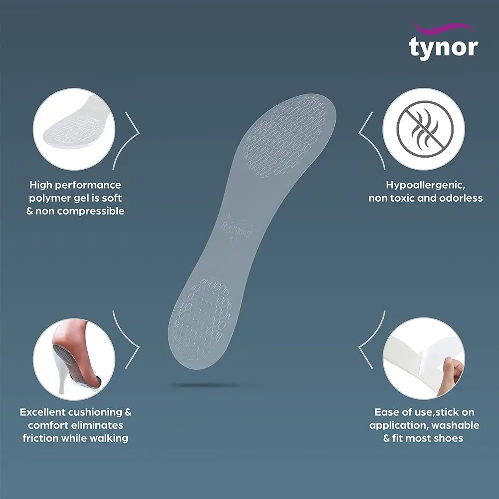 Tynor Insole Gel Female Pair-K16 M