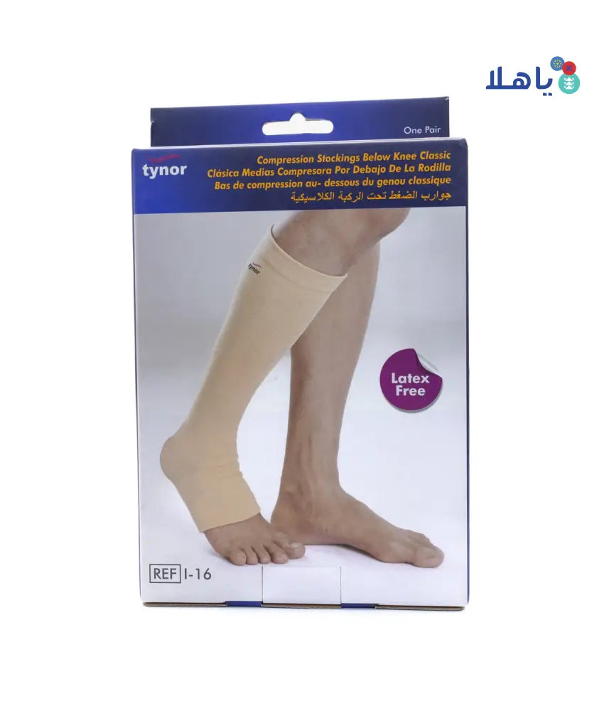 Tynor Stocking Classic Below Knee-I16 S