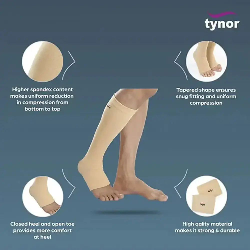 Tynor - Tynor Stocking Classic Below Knee - I16 S - Pharmazone - 