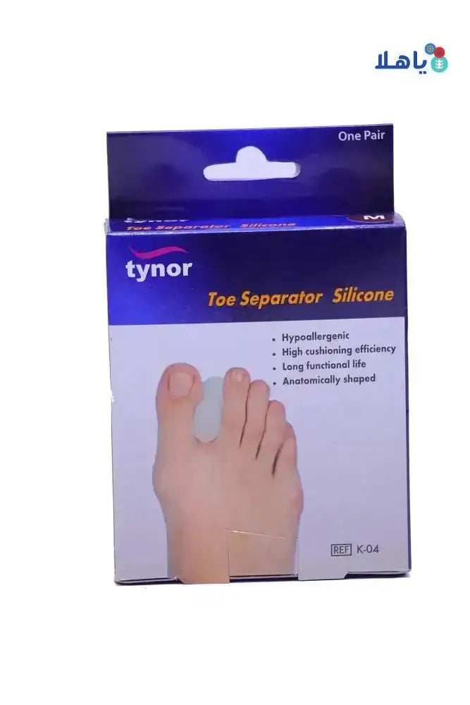 Tynor - Tynor Toe Separator Silicone Pair - K04 S - Pharmazone - 