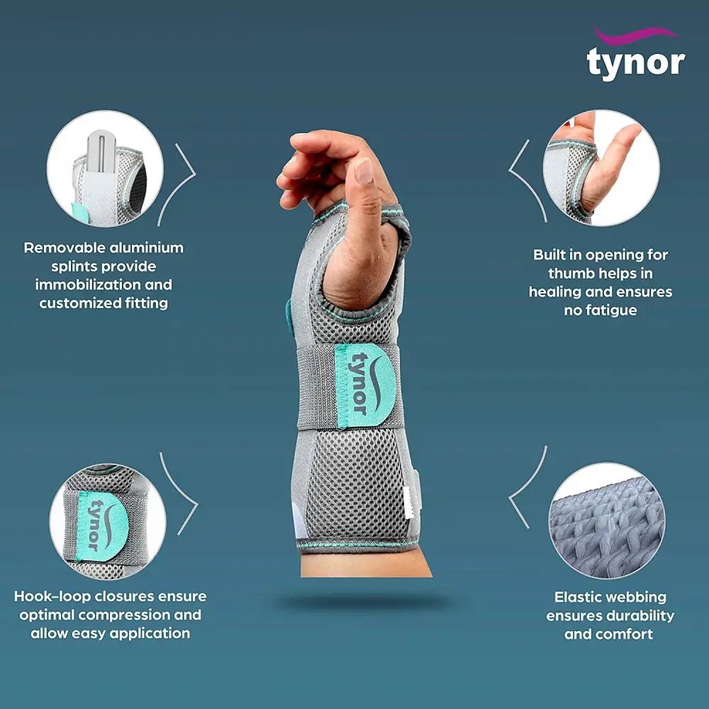 Tynor - Tynor Wrist & Forearm Splint Left - E03 CH - Pharmazone - 