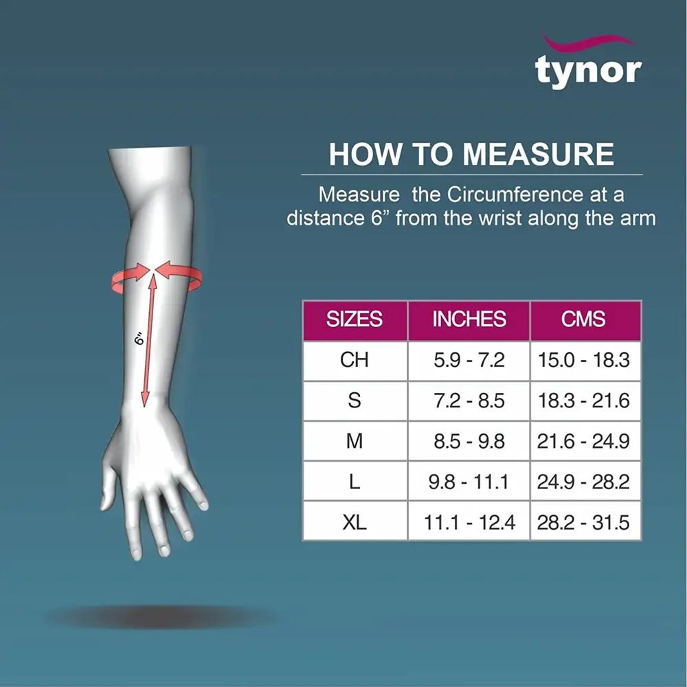 Tynor - Tynor Wrist & Forearm Splint Left - E03 CH - Pharmazone - 