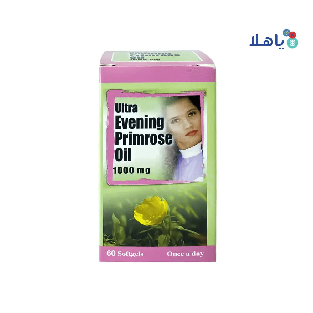 ULTRA EVENING PRIMROSE OIL 1000MG 60CAP