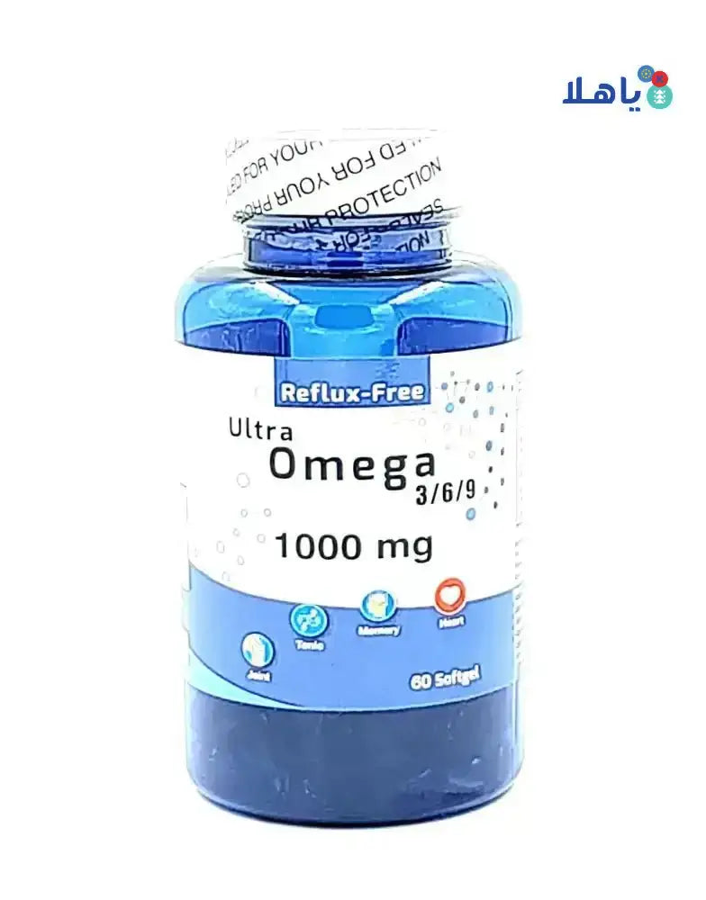 ALFA VITAMINS (ULTRA) - ULTRA OMEGA 3,6,9 1000MG 60 SOFTGEL - Pharmazone - 